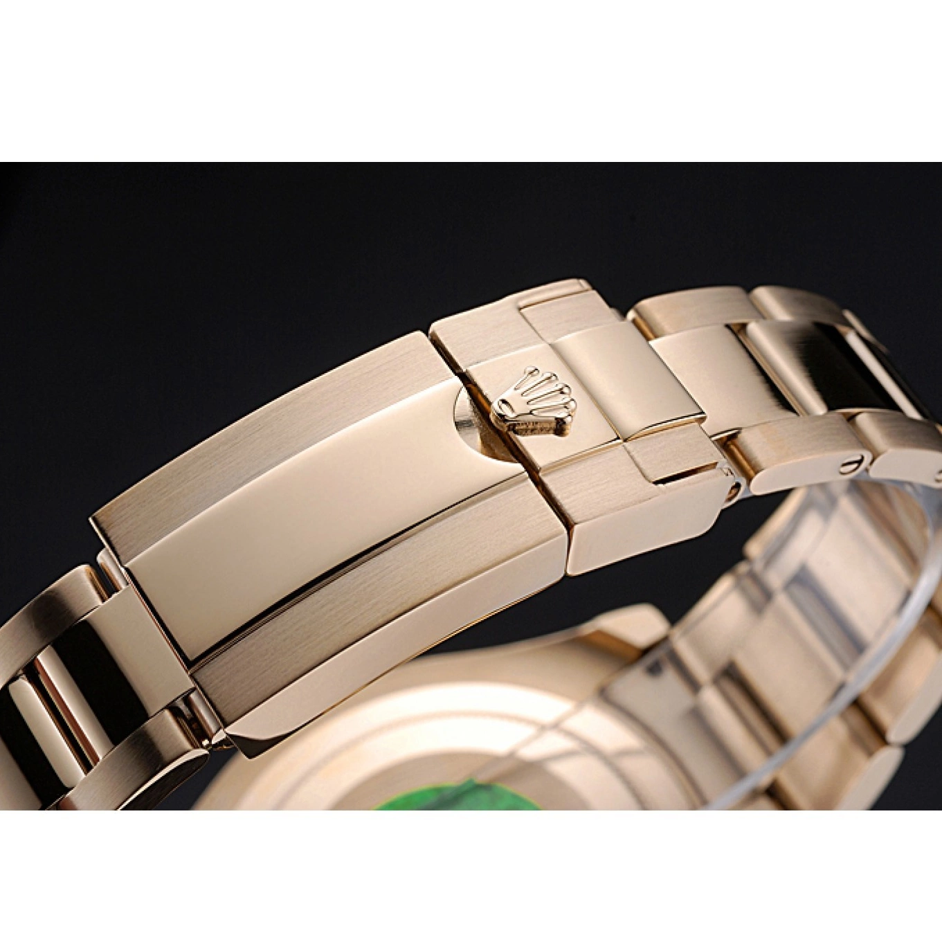 Rolex aaa copy Rolex 622271 Bezel Gold Dial Bracelet White II Blue Yachtmaster 0525
